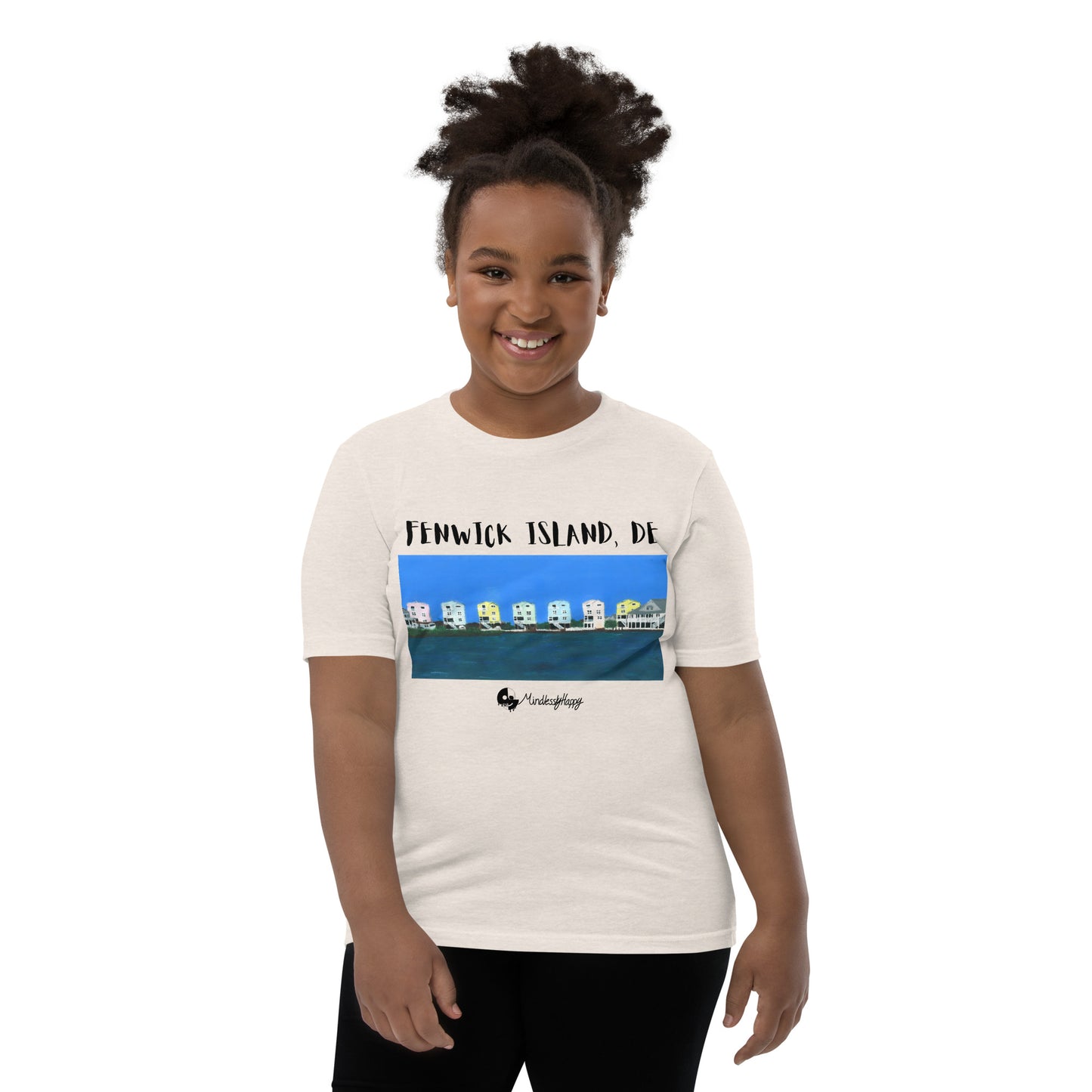 Fenwick Island, DE Houses - Youth Short Sleeve T-Shirt