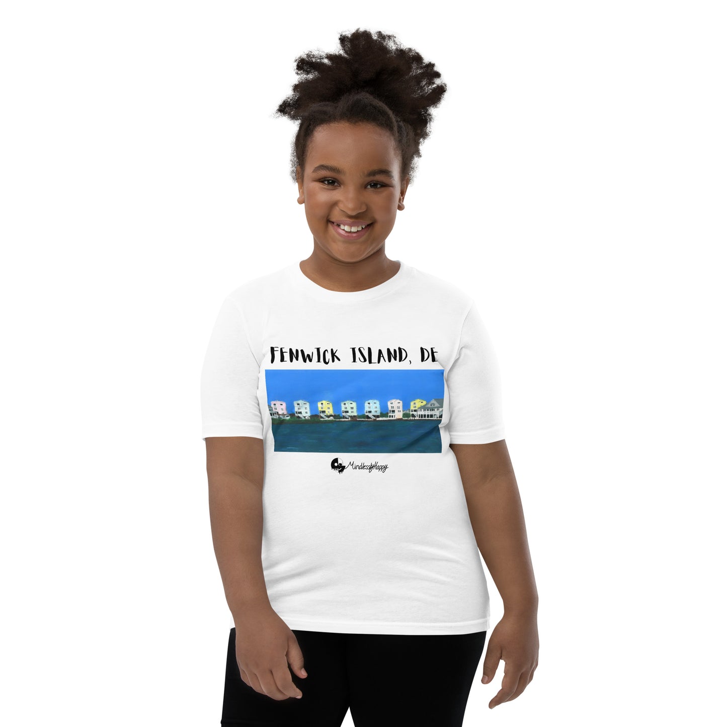 Fenwick Island, DE Houses - Youth Short Sleeve T-Shirt