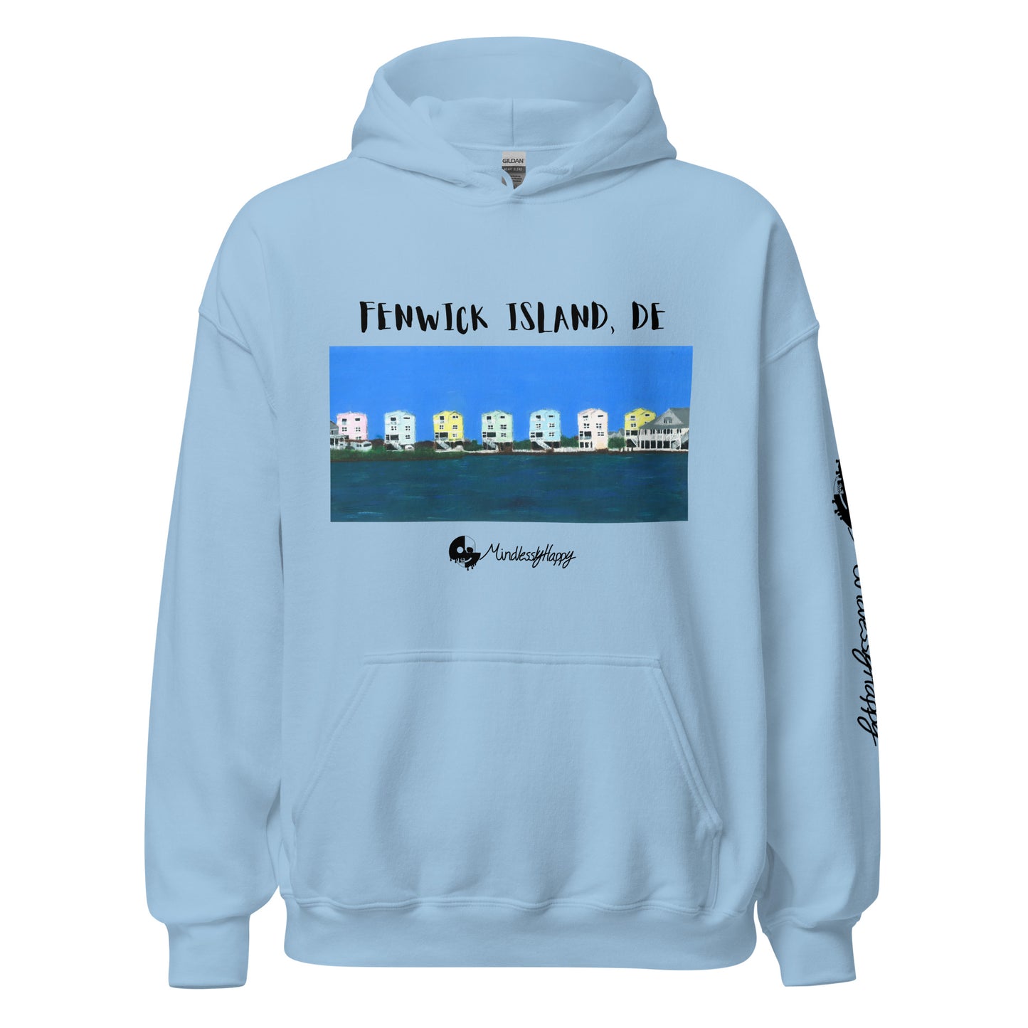 Fenwick Island, DE Houses - Unisex Hoodie