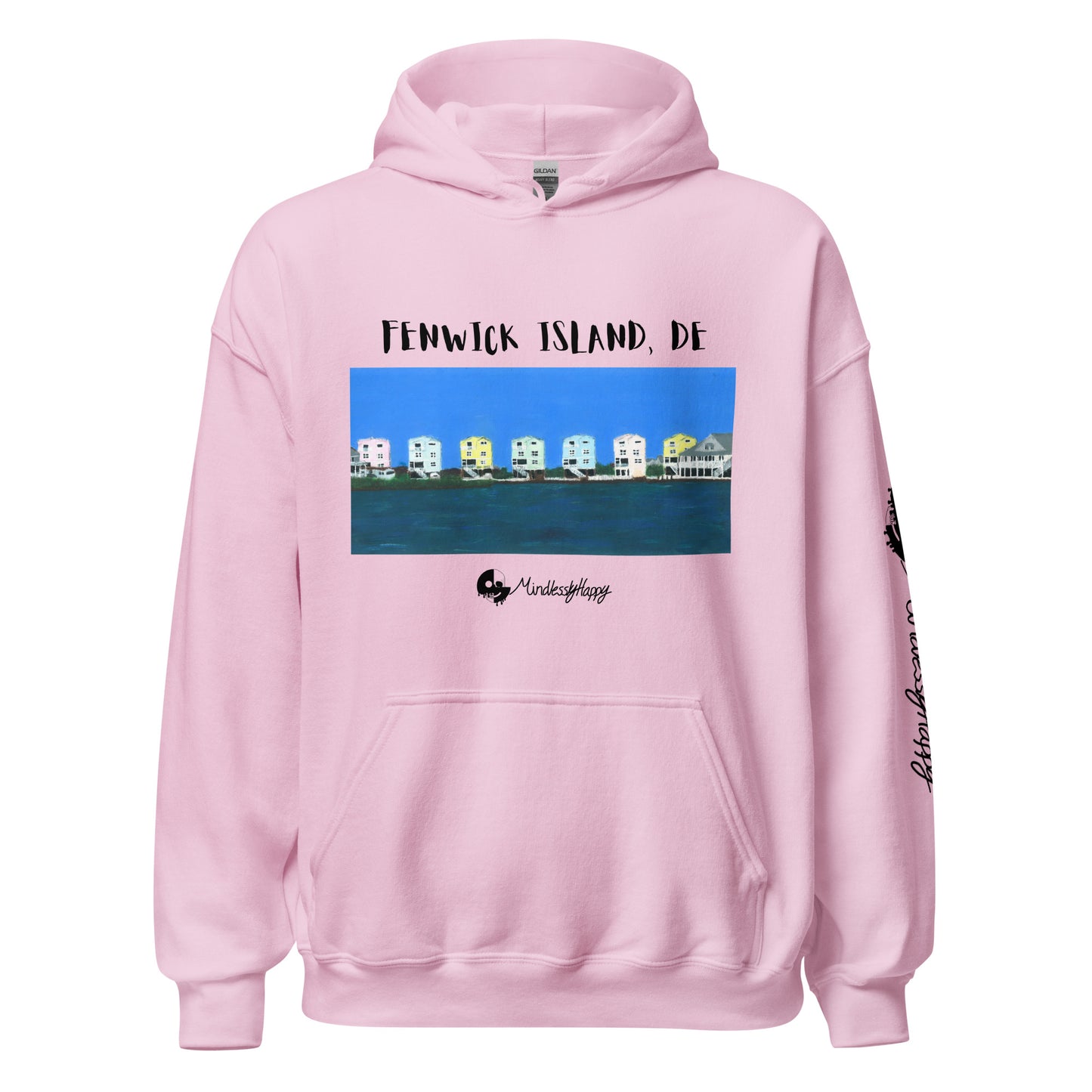 Fenwick Island, DE Houses - Unisex Hoodie