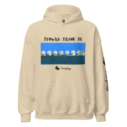 Fenwick Island, DE Houses - Unisex Hoodie