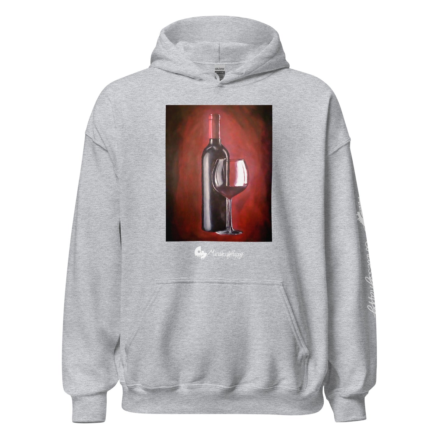 Wine Painting - Unisex Hoodie