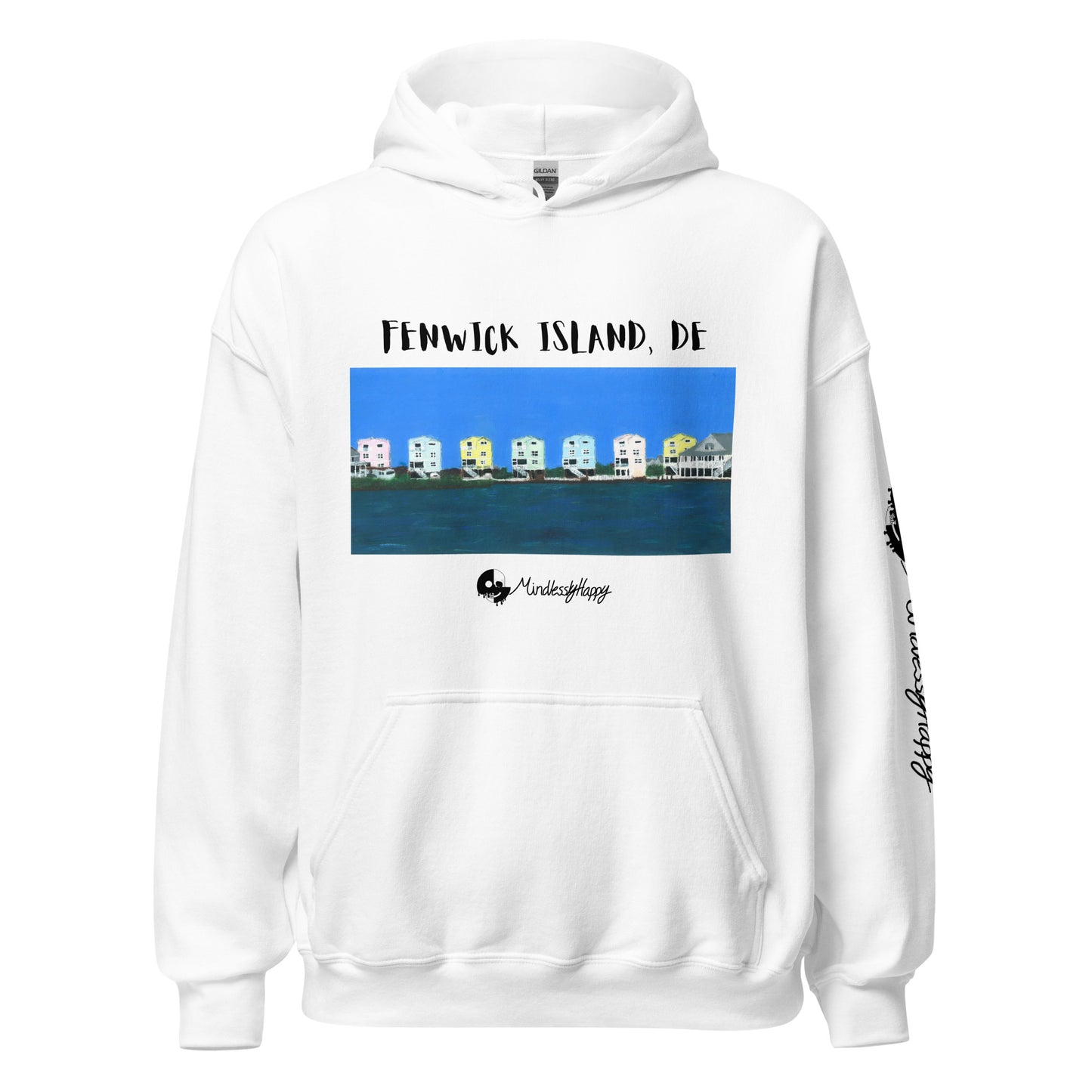 Fenwick Island, DE Houses - Unisex Hoodie