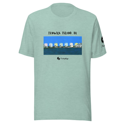 Fenwick Island, DE Houses - Unisex t-shirt