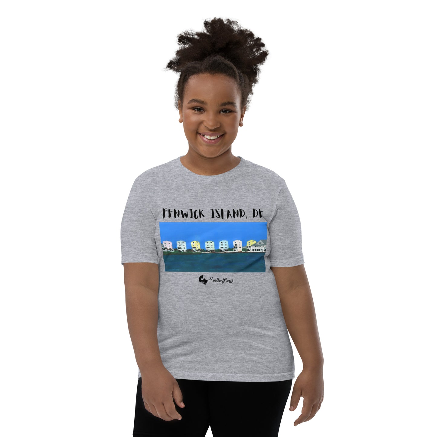 Fenwick Island, DE Houses - Youth Short Sleeve T-Shirt