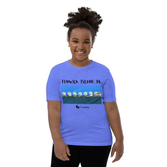 Fenwick Island, DE Houses - Youth Short Sleeve T-Shirt