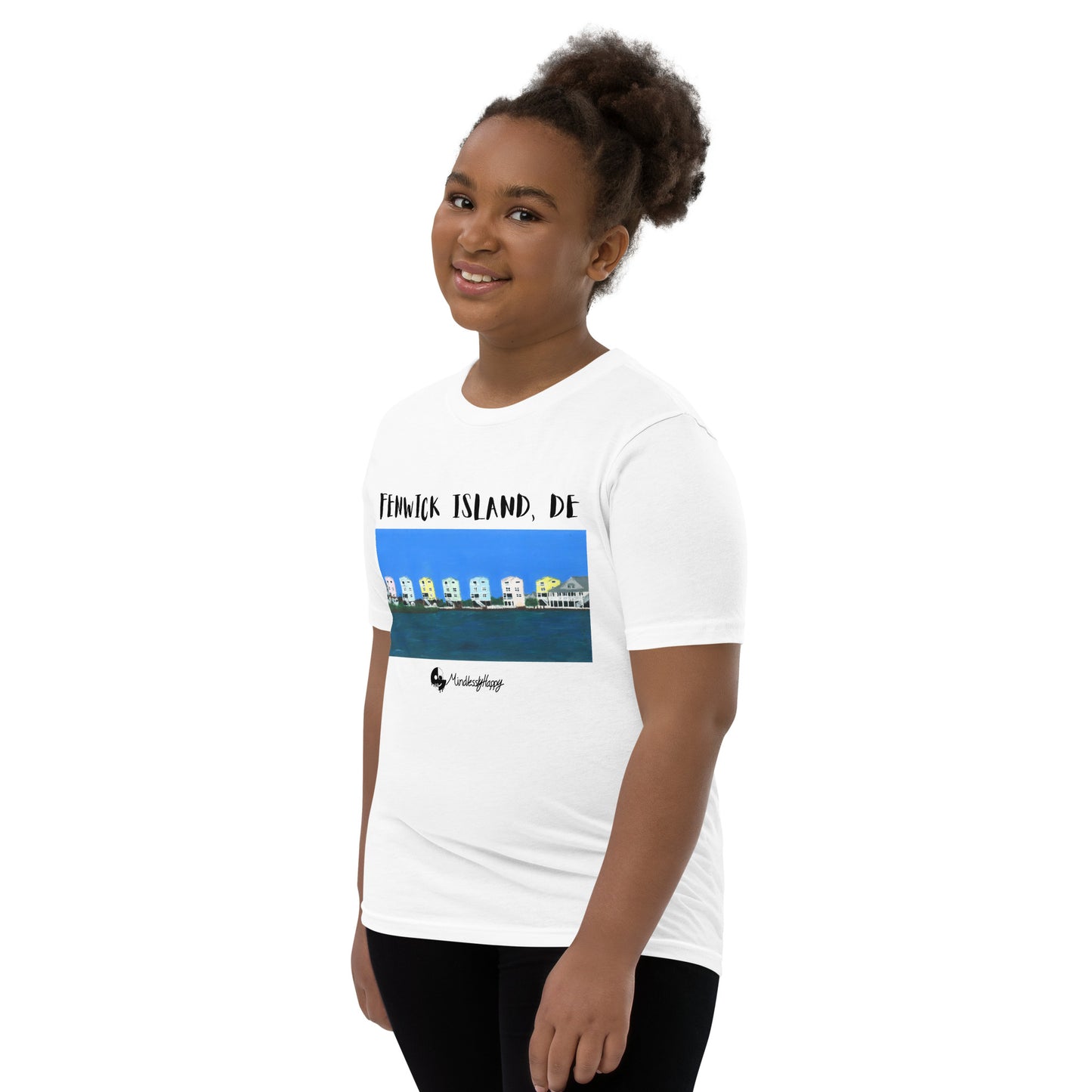 Fenwick Island, DE Houses - Youth Short Sleeve T-Shirt